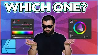 Which Colour Panel is Better in Affinity Designer? - Sliders or Wheel Wealth