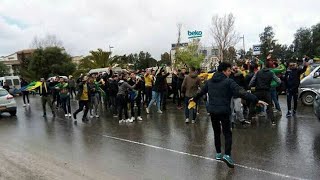 Autoroute d'Alger fermé par les supporters de la jsk 🔰💛💚