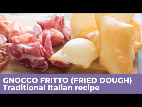 Video: Gnocco Fritto Gogoși Sărate Italiene