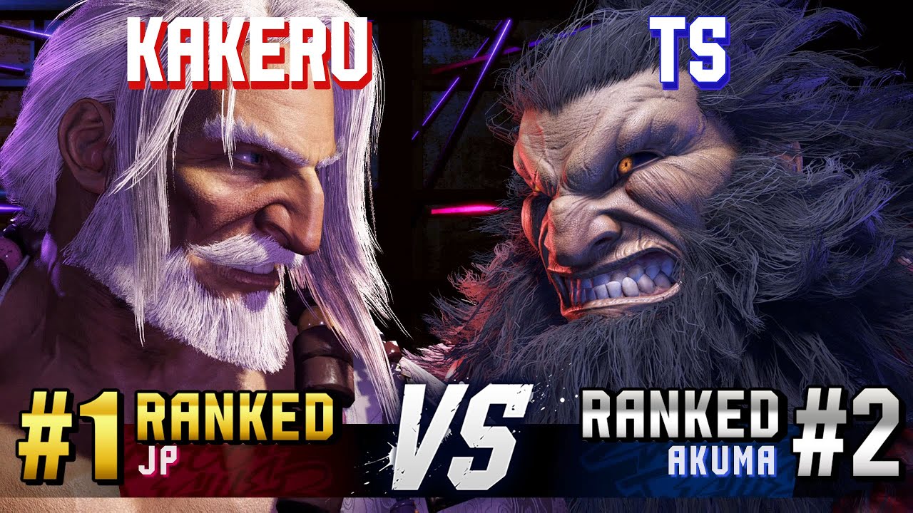 SF6 ▰ KAKERU (#1 Ranked JP) vs TS (#2 Ranked Akuma) ▰ High Level Gameplay