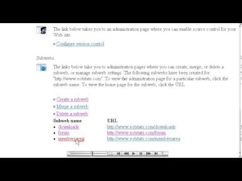 Password protecting a Directory with FrontPage 2002