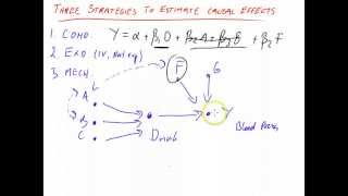 three strategies to estimate causal effects