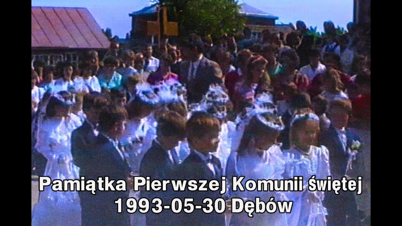 Dębów 1993-05-30 Pamiątka Pierwszej Komunii Świętej