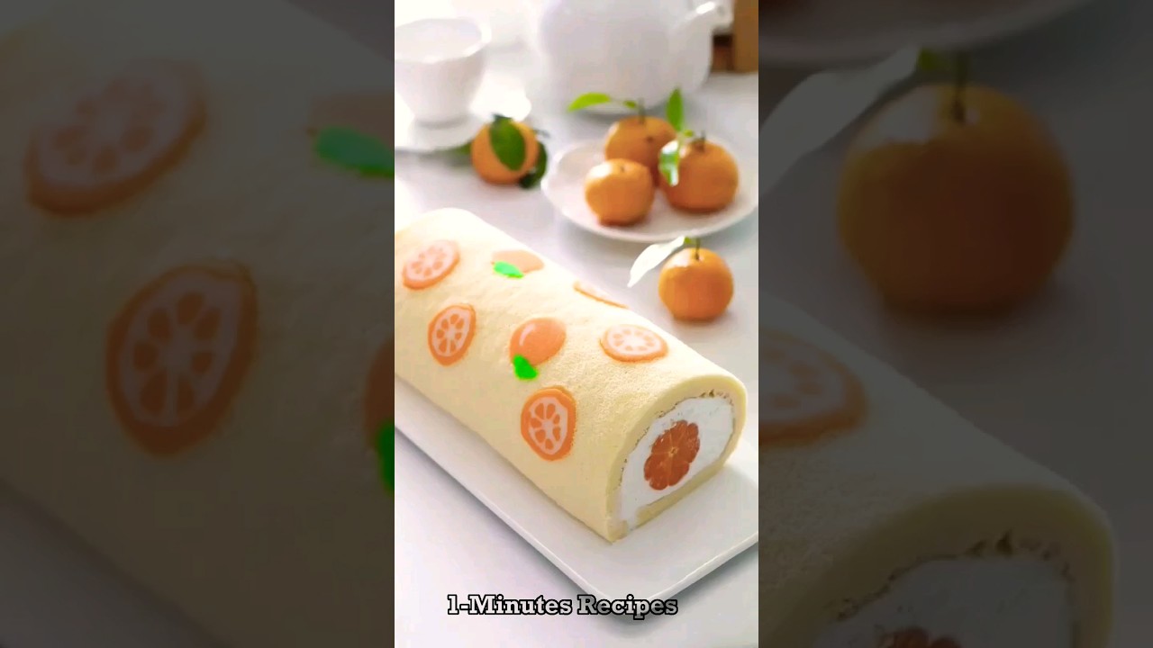 Tangerine🍊 Cake Roll~ 