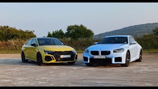BMW M2 vs Audi RS3 drag race