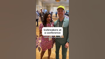 Use #icebreakers at a conference and be a super connector! #networking #conference #networkingtips