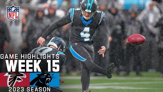 Atlanta Falcons vs. Carolina Panthers Game Highlights | NFL 2023 Week 15