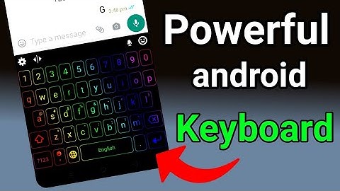 How to install RGB keyboard on Android phone