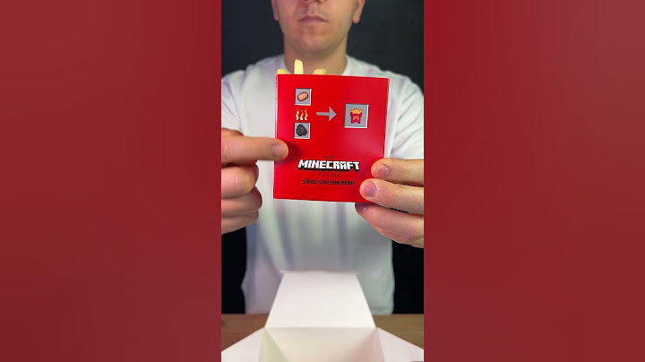McDonalds'ın Minecraft Menüsünü İnceliyorum #işbirliğideğildir