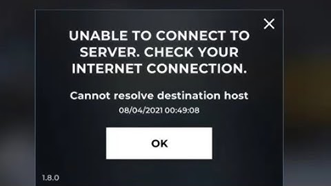 How to fix UNABLE TO CONNECT TO SERVER. CHECK YOUR INTERNET CONNECTION. in  AWP MODE game