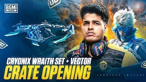 1,00,000 CRYONIX SET + VECTOR OPENING |JONATHAN IS BACK!!BGMI!