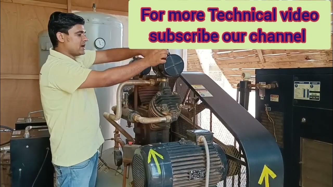 Air compressor working principlehow does an air compressor workType