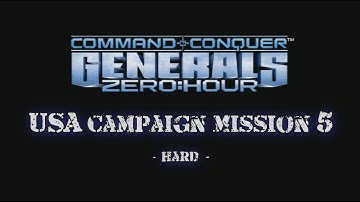 Command and Conquer: Generals - Zero Hour: USA campaign mission 5