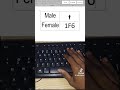 Male and Female Symbol Shortcut in MS Word