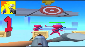 Paintball Shoot 3D - Knock Them All - Gameplay All Levels 3-10 (Android/IOS)