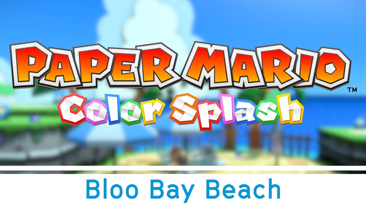 Bloo Bay Beach - Paper Mario: Color Splash [8-Bit/Dn-FT, N163x3] - YouTube