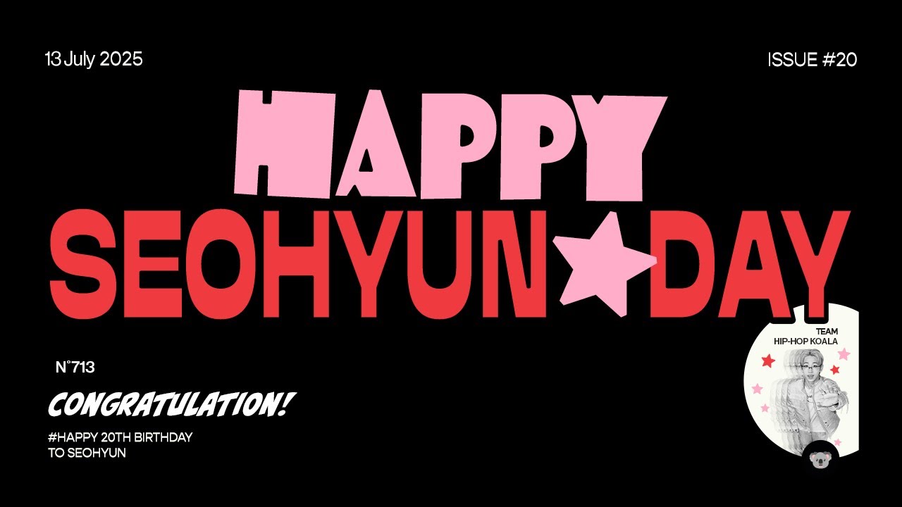 안녕하세요? 최서현입니다? 저 오늘 생일입니다?