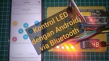 Kontrol LED dengan Android via Bluetooth HC05