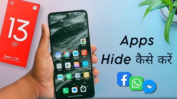 How to Hide Apps in Redmi 13 5G | Redmi 13 me App Hide Kaise Kare