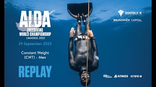 AIDA Depth World Championship Limassol 2023 - Constant Weight (CWT) - Men