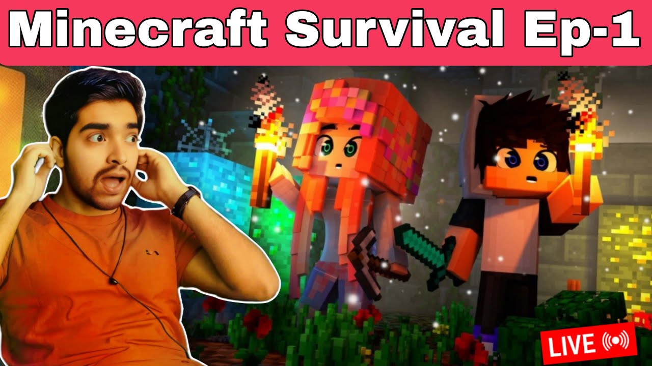 Minecraft Survival Live Stream In Hindi | Live Stream Minecraft - YouTube