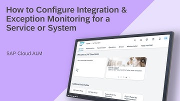 How to Configure Integration & Exception Monitoring for a Service or System