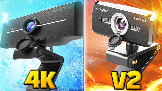Creative Live! Cam Sync 4K - 4K UHD Webcam with Backlight Compensation -  Creative Labs (Pan Euro)