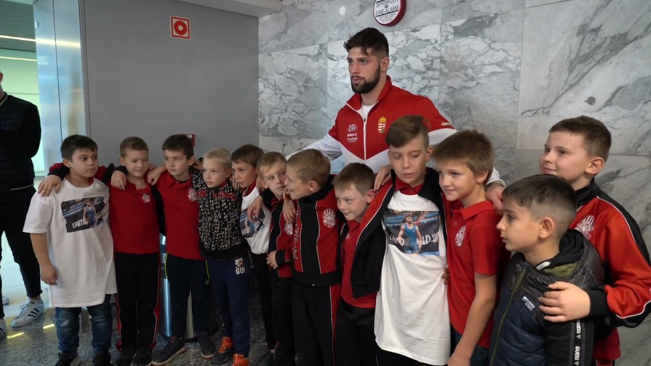 Szőke Alex U23 Világbajnok köszöntése