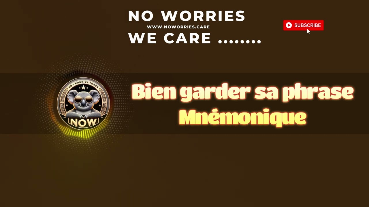 24 Comment Bien Sauvegarder Votre Phrase Mnémonique | NO WORRIES WE CARE