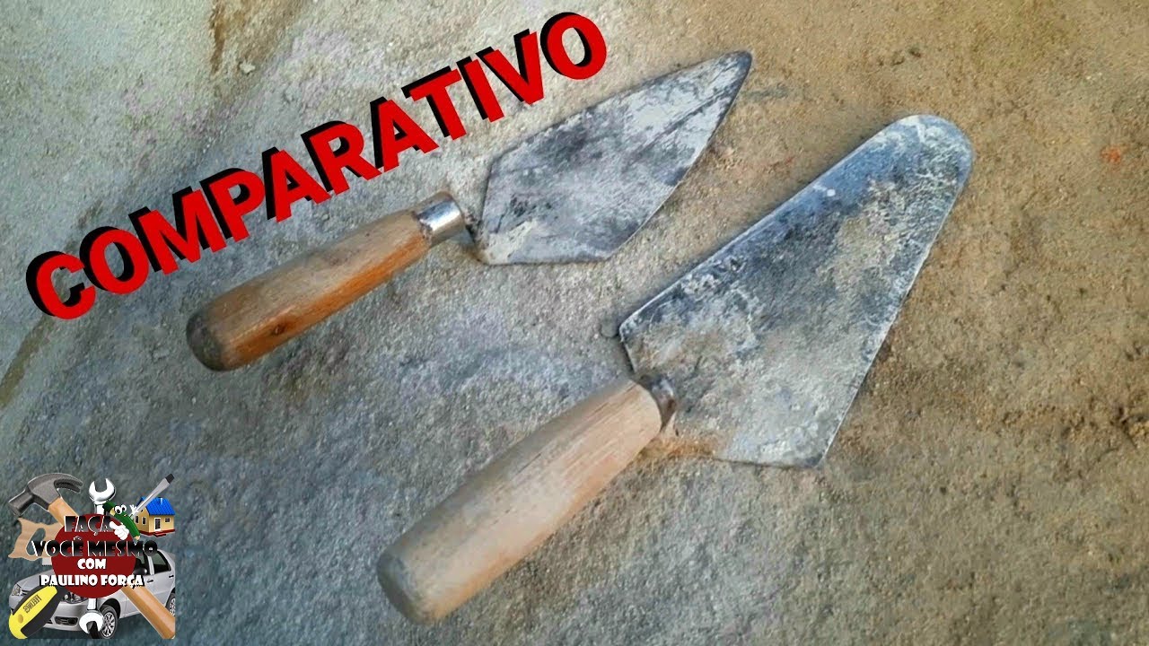 COMPARATIVO DE COLHER DE PEDREIRO
