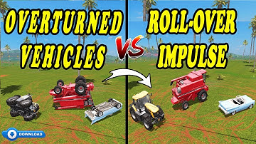 Farming Simulator 17: Overturned Vehicles VS Roll-Over  Impulse