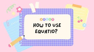 How to use EquatIO to type Maths equations in Googleform?