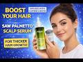 💆‍♀️ALFHEIM Saw Palmetto Scalp Serum Review | Caffeine, Biotin Hair Growth Support for Thicker Hair🌿