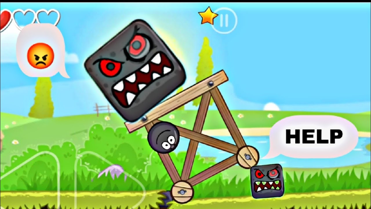 Red ball 4 - Red Ball Gameplay - mirror mod - Reverse Gameplay - Speedup Gameplay - Fight All Bosses