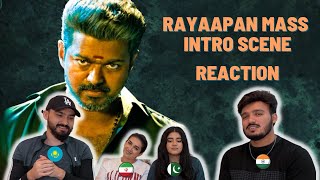 Bigil Rayapan Mass Intro Scene Reaction | Thalapathy Vijay | Nayanthara |  Foreigners React