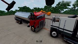BeamNG Drive Extreme Car Destruction | Giant Hammers, Pitfalls &amp; Chaos