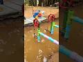 DIY Mini Rope Motor Water Pump |Electric Transfarmer Moter #waterpump #engineering #scienceproject