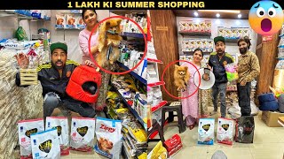 1 Lakh ki summer Shopping For My Dog 😍 - Worlds Smallest Dog 🐸