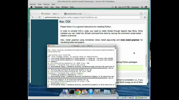 pww - Installation on Mac OSX 10.9.5 (Mavericks)