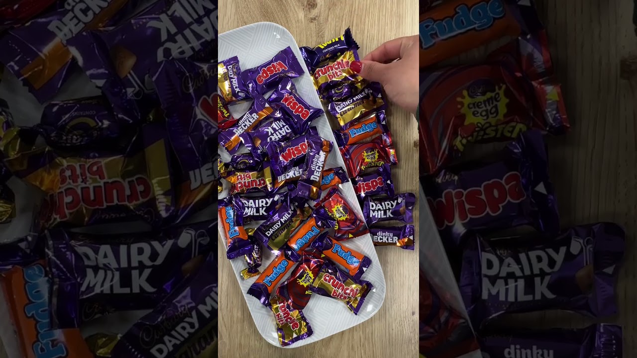 Filling Platter With Cadbury Heroes 😍🤩Chocolate ASMR 