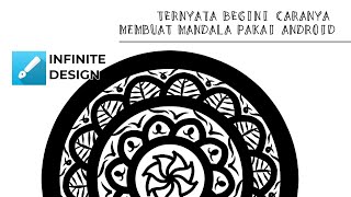 Cara Membuat Desain Mandala sederhana Untuk Pemula - Infinite Design