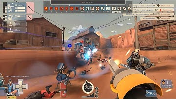 Tf2 MvM: Rewired Rampage Rustvalley - (Exp) Reclamation (5 waves) with short circuit