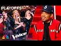 Team Chance&#39;s Epic Sister Trio Sorelle Delivers on &quot;Something&#39;s Got a Hold On Me&quot; | The Voice | NBC