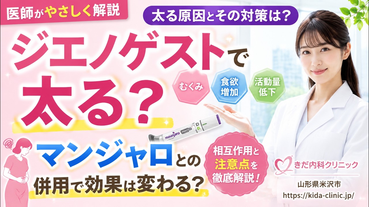 ジエノゲスト 太る
