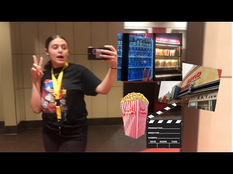 A DAY @ WORK W ME | movie theaters