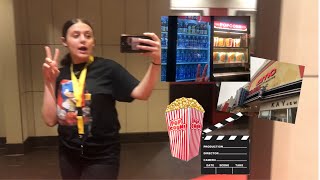 A DAY @ WORK W ME | movie theaters