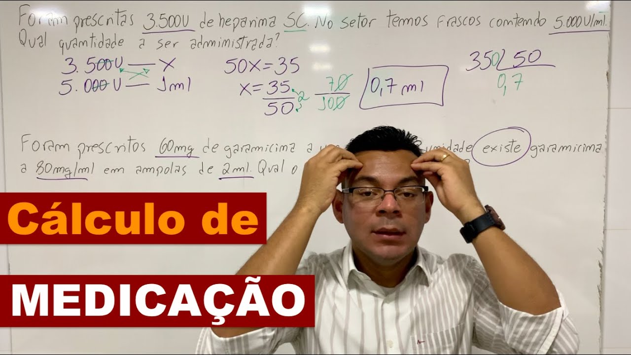 Cálculo de Medicamento de um jeito fácil?