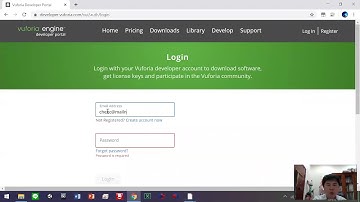 Vuforia網站2-登入vuforia -陳秋榮老師