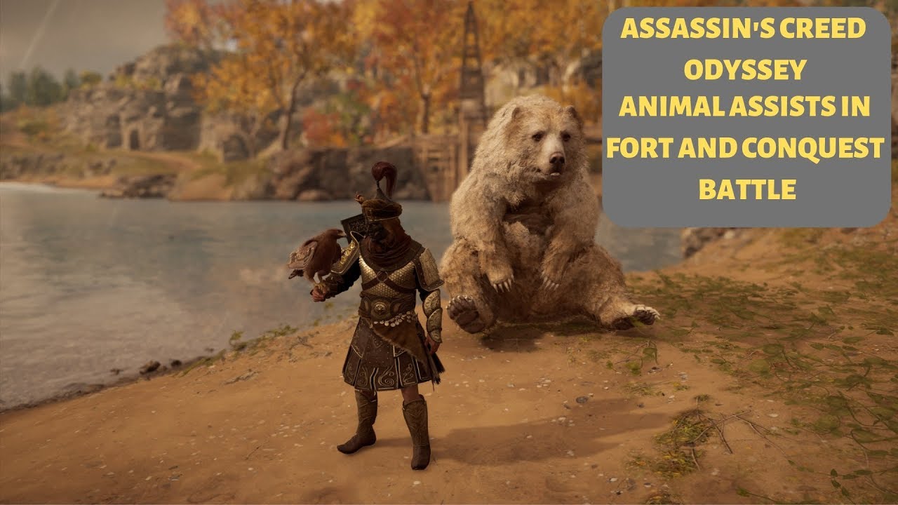 Assassin's Creed Odyssey: Alpha bear vs entire fort and lynx vs 100 Spartans who is better