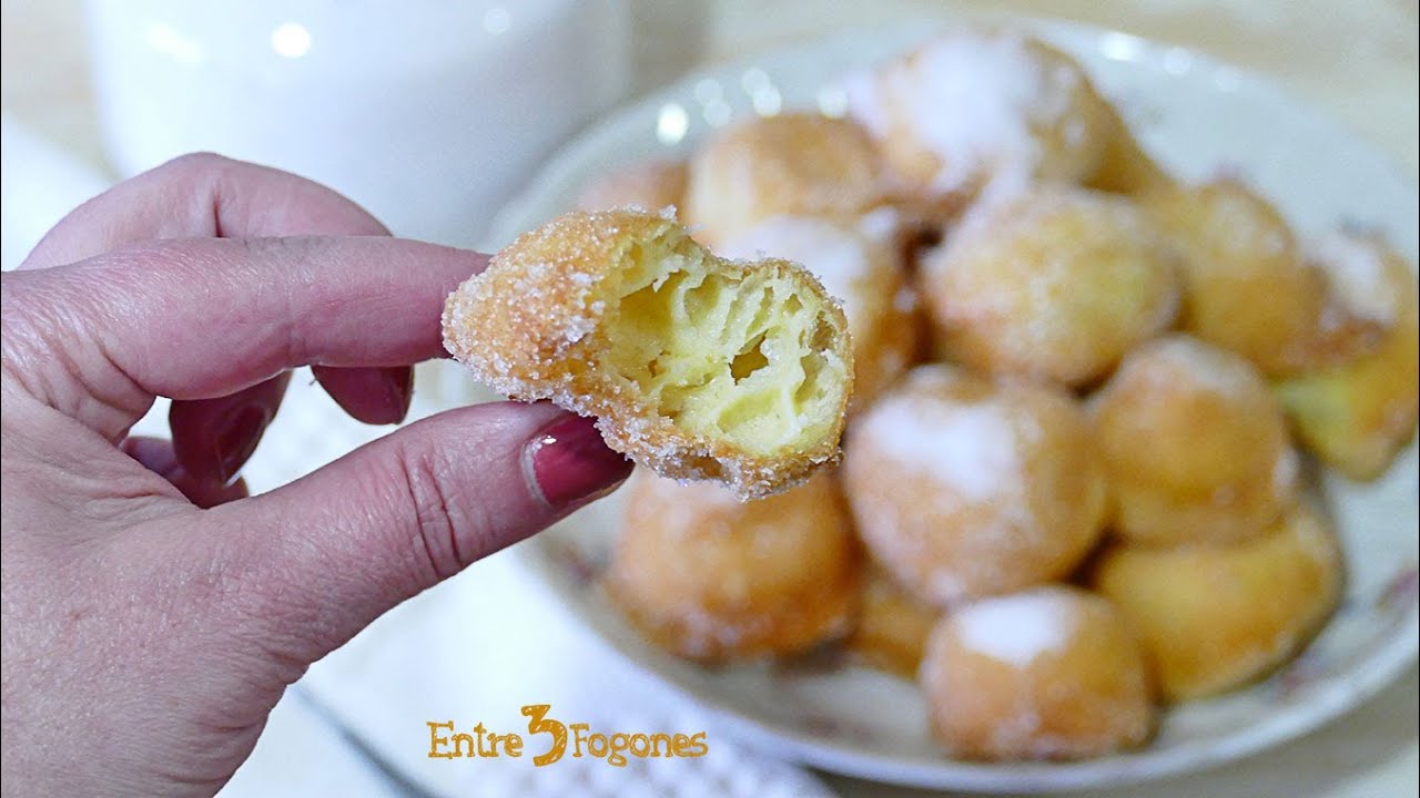 💖 Pedos de Monja o Pets-de-Nonne. Receta Tradicional de Francia 🇫🇷